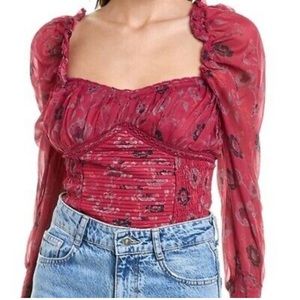 Free People intimately Brunch Date Bodysuit